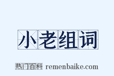 小老组词是什么意思的图片
